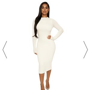 Naked wardrobe midi dress